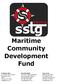 Maritime Community Development Fund