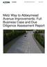 Metz Way to Abbeymead Avenue Improvements: Full Business Case and Due Diligence Assessment Report
