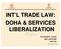 INT L TRADE LAW: DOHA & SERVICES LIBERALIZATION. Prof David K. Linnan USC LAW # 665 Unit Ten