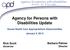 Agency for Persons with Disabilities Update