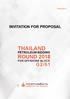 THAILAND ROUND 2018 G 2/61 PETROLEUM BIDDING FOR OFFSHORE BLOCK