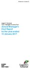 Legal & General Multi Manager Income Trust Annual Manager s Short Report for the year ended 15 January Distribution Number 35