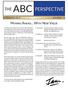 THE ABC PERSPECTIVE. Moving Ahead... With New Value