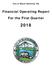 City of Black Diamond, Wa. Financial Operating Report. For the First Quarter