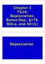 Chapter 3 TCJA: Depreciation, Bonus Dep., 179, NOLs, and 461(L) Depreciation