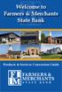 Welcome to Farmers & Merchants State Bank