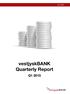 vestjyskbank Quarterly Report Q1 2015