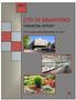 CITY OF BRANTFORD FINANCIAL REPORT. For the year ended December 31, 2012