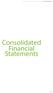 Corporate Overview Management Reports Financial Statements. Consolidated Financial Statements