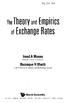 me Theory ami Empirics of Exchange Rates