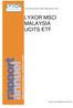 LYXOR INTERNATIONAL ASSET MANAGEMENT (LIAM) LYXOR MSCI MALAYSIA UCITS ETF