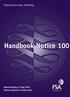 Financial Services Authority. Handbook Notice 100