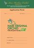 Hare Krishna Orchid (VRINDAVAN) Regd. Off. : M-33 (Second Floor), Greater Kailash-I, New Delhi Website :
