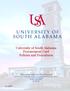University of South Alabama Procurement Card Policies and Procedures