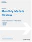 Monthly Metals Review
