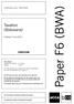 Paper F6 (BWA) Taxation (Botswana) Tuesday 4 June Fundamentals Level Skills Module. Time allowed