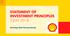STATEMENT OF INVESTMENT PRINCIPLES 5 JULY Stichting Shell Pensioenfonds