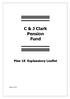 C & J Clark Pension Fund. Plan 18 Explanatory Leaflet