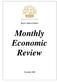 Reserve Bank of Malawi. Monthly Economic Review
