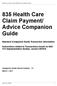 835 Health Care Claim Payment/ Advice Companion Guide