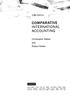 COMPARATIVE INTERNATIONAL ACCOUNTING. Christopher Nobes. and. Robert Parker