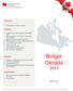 Budget Canada 2017 Other Measures