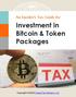 Investment in Bitcoin & Token Packages