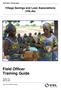 Village Savings and Loan Associations (VSLAs) Field Officer Training Guide. Version 1.04 April 22, Hugh Allen and Mark Staehle