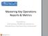 Mastering Key Operations Reports & Metrics. Presented by Rick Pastorino, REVPAR International, Inc. Michelle Russo, Hotel Asset Value Enhancement
