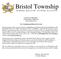 NOTICE TO BIDDERS TOWNSHIP OF BRISTOL Sealed Proposals for. Tree Trimming and Removal Services
