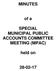 MINUTES. of a SPECIAL MUNICIPAL PUBLIC ACCOUNTS COMMITTEE MEETING (MPAC) held on