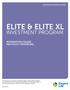 ELITE & ELITE XL INVESTMENT PROGRAM INFORMATION FOLDER AND POLICY PROVISIONS THE EMPIRE LIFE INSURANCE COMPANY