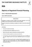 THE CHARTERED INSURANCE INSTITUTE. Diploma in Regulated Financial Planning SPECIAL NOTICES