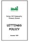 Kates Hill Community Primary School LETTINGS POLICY