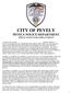 CITY OF PEVELY PEVELY POLICE DEPARTMENT APPLICATION FOR EMPLOYMENT