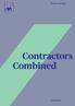 Policy wording. Contractors Combined