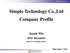 Simplo Technology Co.,Ltd Company Profile