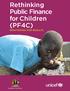 Rethinking Public Finance for Children (PF4C) MONITORING FOR RESULTS