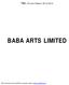 14th Annual Report BABA ARTS LIMITED. PDF processed with CutePDF evaluation edition