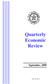 Quarterly Economic Review September, 2009
