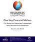 Five Key Financial Matters