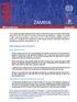 ZAMBIA. SWTS country brief January Main findings of the ILO SWTS