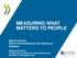 MEASURING WHAT MATTERS TO PEOPLE. Martine Durand OECD Chief Statistician and Director of Statistics