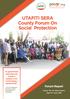 UTAFITI SERA County Forum On Social Protection