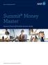 Issue ₁₃, ₃₀ September ₂₀₁₇. Summit Money Master. Investor Directed Portfolio Service Guide. Registered trademark of NMMT Limited ABN
