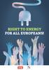 RIGHT TO ENERGY FOR ALL EUROPEANS!