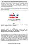 FAVELLE FAVCO BERHAD (Company No W) (Incorporated in Malaysia under the Companies Act, 1965)