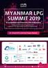 MYANMAR LPG SUMMIT 2019 A Comprehensive Vision for LPG in Myanmar