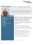Dialogues Year-End Tax Planning Guide WEALTH STRATEGIES FOR DISCUSSION
