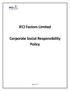 IFCI Factors Limited Corporate Social Responsibility Policy